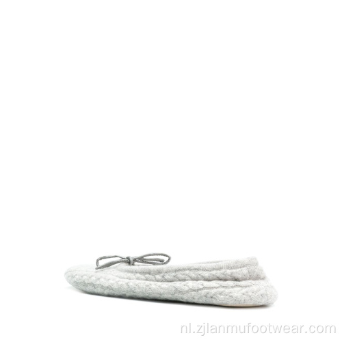 Wool Cashmere Knit Sock Slippers